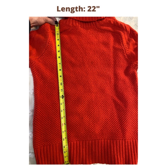 Gap Ruby Red Turtleneck Sweater - XS - Picture 8 of 10